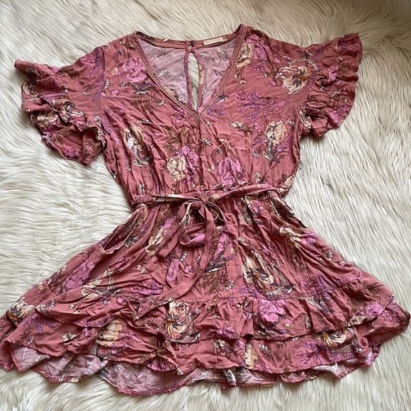 Spell & the Gypsy Collective Rosa Play Dress Pink - Picture 5 of 10